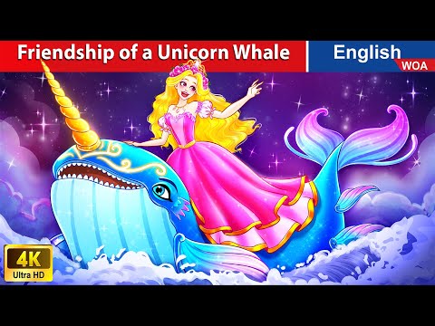 Friendship of a Unicorn Whale 🐬 Bedtime Stories 🌛 Fairy Tales in English 