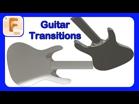 Modeling Tricky Guitar Transitions with CAD | Chris Broderick Pro Series CAD Modeling with Fusion360