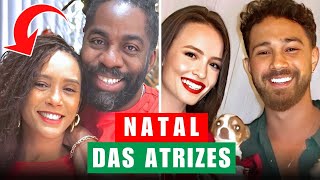 COMO FOI O NATAL DAS ATRIZES FAMOSAS? 😍 VEJA NO VÍDEO!
