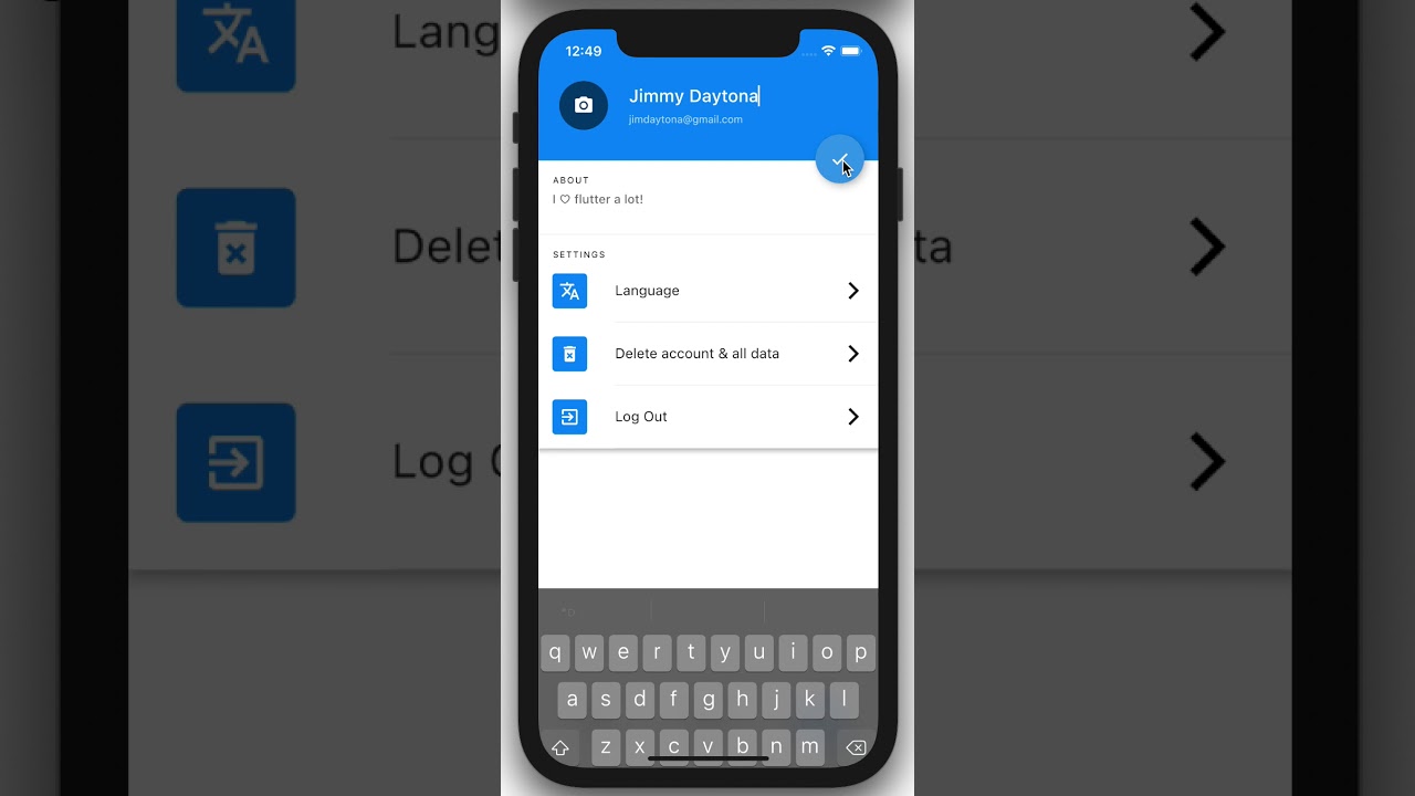 Flutter chat UI template - AChat Material