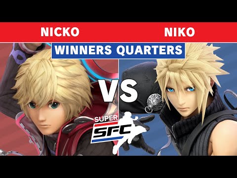Super Smash Fight Club - Demise | Nicko (Shulk) Vs. LSG | Niko (Cloud) Winners Quarters - Ultimate