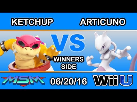 MSM 55 - MMG | Ketchup (Roy, Morton) Vs. Articuno (Mewtwo) Winners Side - Smash Wii U