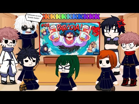 Jujutsu Kaisen react A EXPANSÃO DE DOMINGO DA LAGOSTA ❤️😅 O CARNAVAL DAS MALDIÇÕES 5!