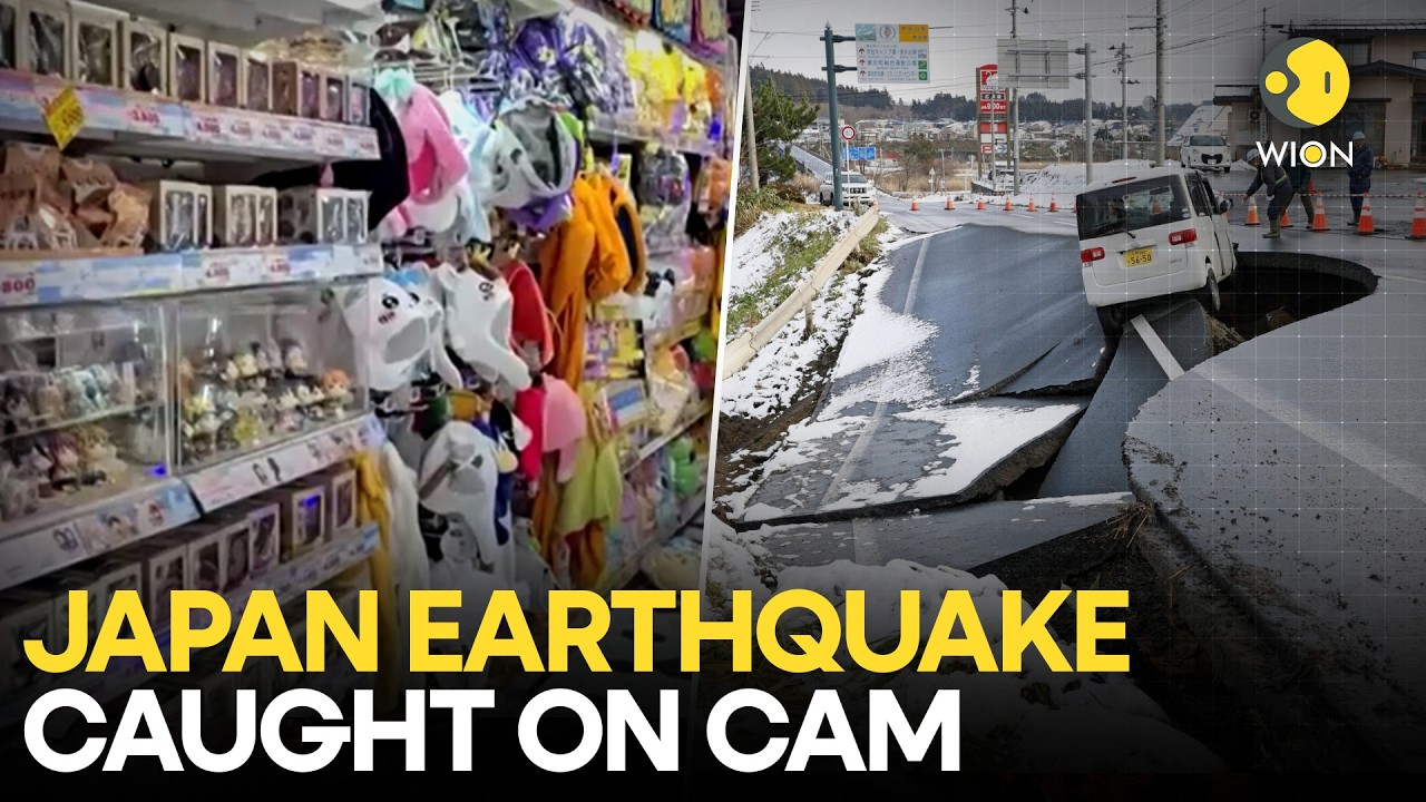 Japan Earthquake | MOMENT: Supermarket Shelves Shake Violently As 5.8 Quake Hits Japan | Originals