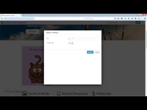 A Reegl Vizuális Szerkesztő általános bemutatása