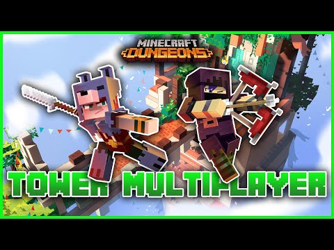 Minecraft Dungeons: The Tower Multiplayer is Finally HERE! feat. My Girlfriend