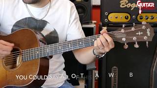 If I Ever Lose My Faith In You (Sting) - Acoustic Guitar Tutorial | AcoustHit Series |