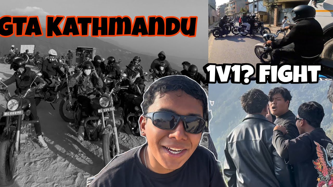 Mama dekhi sab jana darayera vagyo|| Danger Jhagada paryo😮‍💨|| Bloodline Motorcycle Club || Nepal🇳🇵 