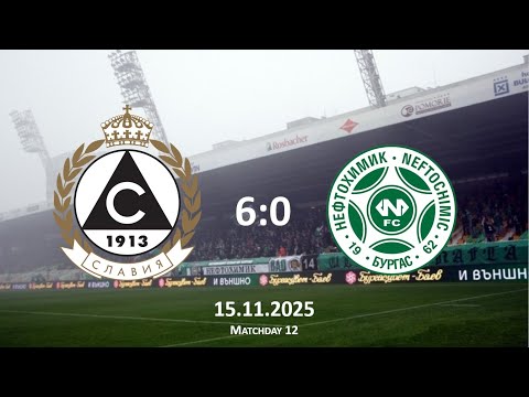 163 - Slavia Sofia 6:0 Neftochimic Burgas | Elite Group U18 | 15.11.2025