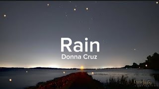Rain - Donna Cruz (Lyric Video)