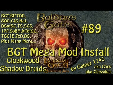 Let's Play Baldur's Gate Trilogy Mega Mod Part 89 - Cloakwood Shadow Druids