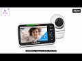 HelloBaby Upgrade Baby Monitor 5 Screen With 30 Hour Battery Pan Tilt Zoom Video Baby Monitor