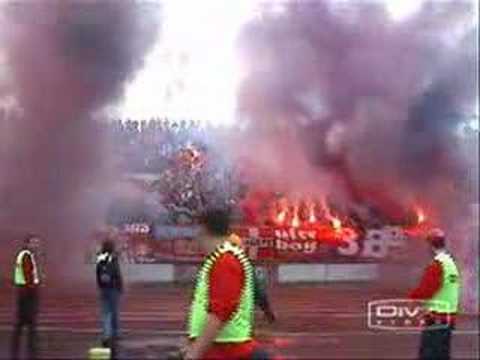 Partizan - CRVENA ZVEZDA, Delije.. topovski udari