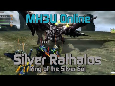 [MH3U] Monster Hunter 3 Ultimate Online - HR8 Ring of the Silver Sol - Silver Rathalos