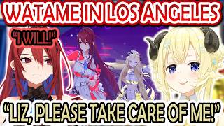 Watame Shows Her Cute English As Liz Vows to Look After Her in Los Angeles