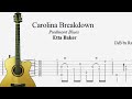 How to play Carolina Breakdown by Etta Baker, Piedmont Blues TAB