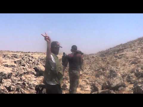 استعدادات كتيبة الفاروق للتصدي على الحملة الأمنية على منطقة اللجاة في ريف درعا