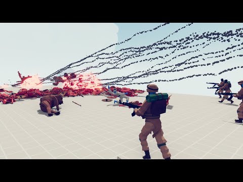 Ukrainian Troops and Kickboxer vs All Factions - | TABS - Totally Accurate Battle Simulator