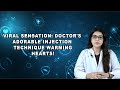 Viral Sensation Doctor S Adorable Injection Technique Warming Hearts