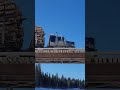 Logging Truck Loud Jake Brakes Passing Over Bridge