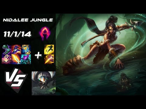 JUNGLE Nidalee vs Skarner - EU Challenger Patch 14.10