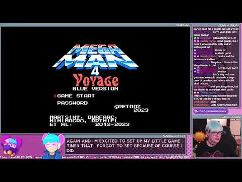 GOOD! MORNING! MEGA MAN! - Mega Man 4 Voyage Blue Version