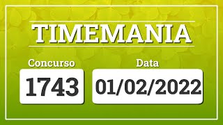 Capa de TIMEMANIA 1743