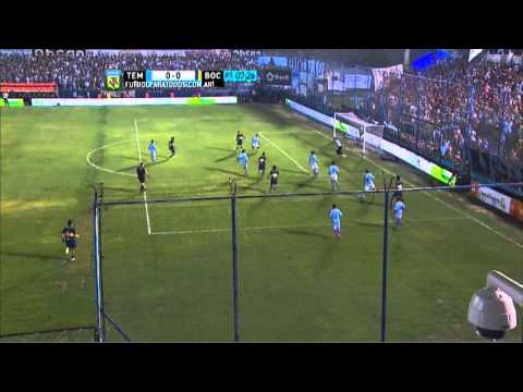 Meli tuvo el primero. Temperley 0 - Boca 0. Fecha 2. Primera División 2015. FPT