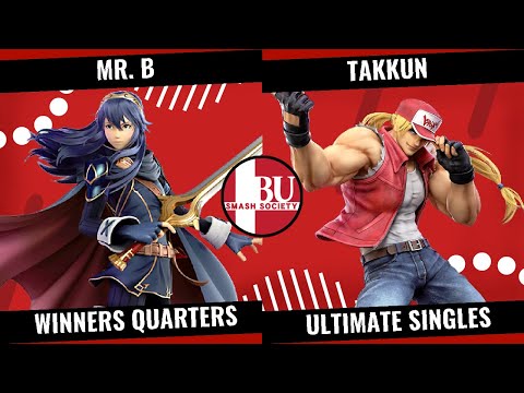 BU Smash Society S10 W1 - Mr. B (Lucina) vs Takkun (Terry) [Winners Quarters]