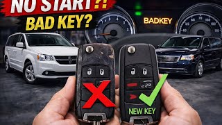 Dodge Caravan No Start? Bad Key Solution (2008–2020)