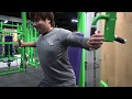 ペックフライで胸の中部意識して胸トレ!!