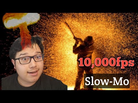 Molten Metal exploding at 10,000fps reaction