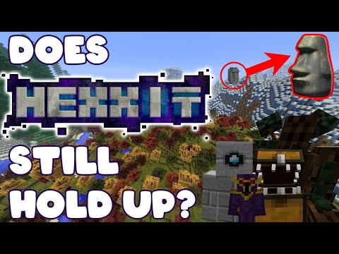 I played Minecraft HEXXIT in 2024!
