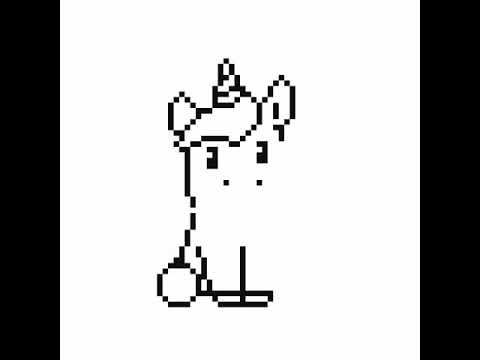 Cute unicorn pixel art !!!!!!