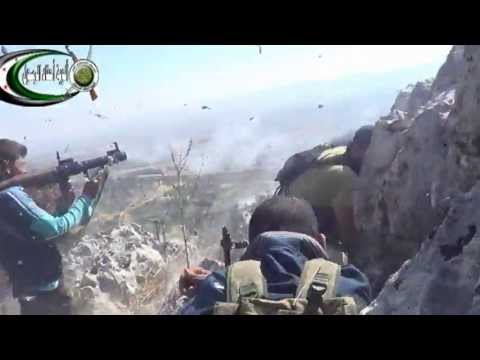 تدمير سيارة تابعة لقوات النظام بقذيفة آر بي جي  على حاجز اشتبرق في ريف إدلب من قبل ألوية أحفاد الرسول