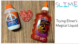 MAKING VALENTINE SLIME with Elmer's Magical Liquid | FUNNY