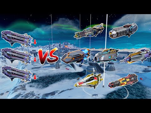 WR🔥Tonans[-35%Nerf] VS All Tier-4 Weapon Titan Weapon Comparisons |WAR ROBOTS|