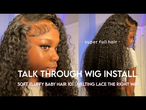 Detailed Side Part 30' Curly Wig Install With Fluffy...