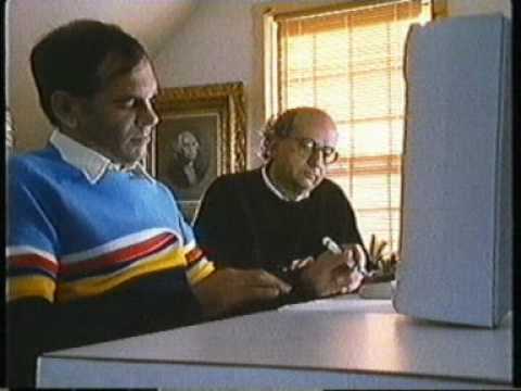 Split-brain patient 'Joe' being tested with stimuli presented in different visual fields