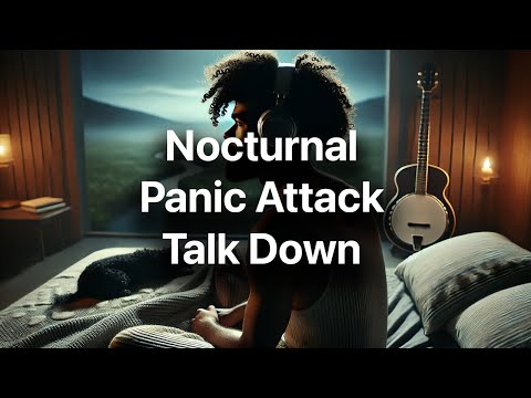 30 Minute Nocturnal Panic and Anxiety Attack Talk Down, Guided Meditation & Delta Binaural Beats