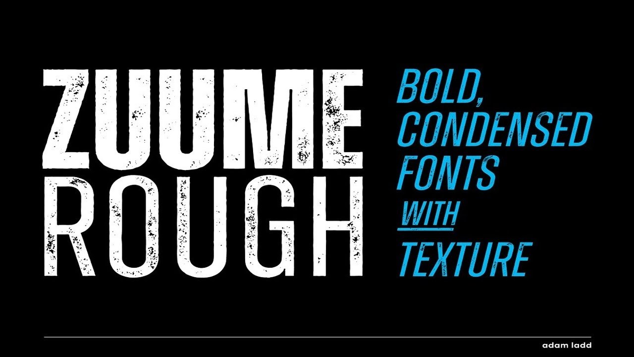 Zuume Rough Font Family Font Free Download