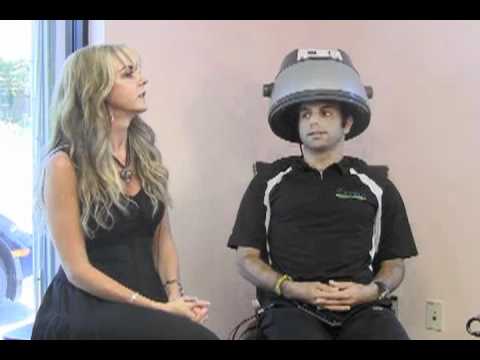 Innovative Hair Solutions owner, Patricia Kelleher, describes her laser hair therapy process.