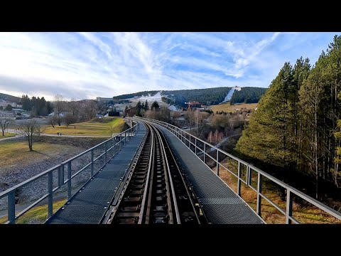 Driver’s Eye View - Fichtelberg Railway (German: Fichtelbergbahn) - Pt 1- Cranzahl - Oberwiesenthal