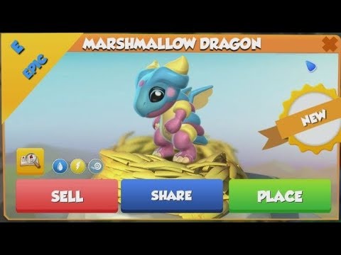 MARSHMALLOW DRAGON Hatching, Luck Hatching + Art Comp Winners! - DML #736