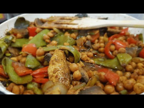 Vegan Vegetable Chickpea Curry - YUM - Oil Free One Pot Recipe In Under 20 Minutes!