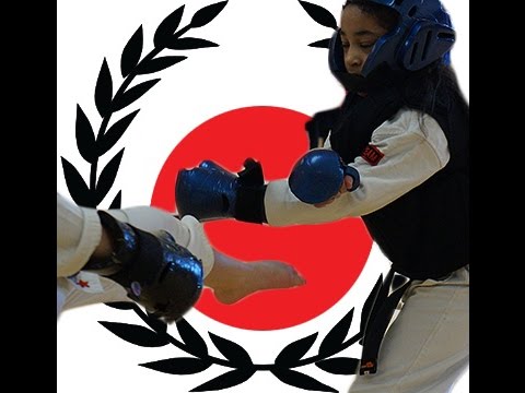 Kids Karate Sparring Kumite Practice (Fight 3)