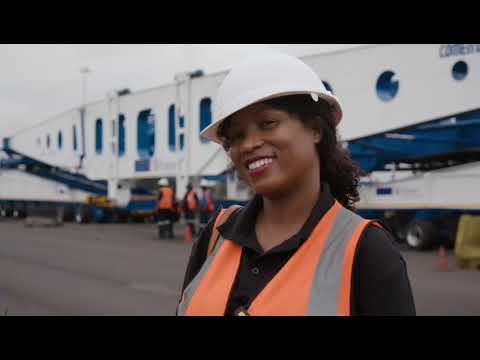 Eskom Rotek Industries transporting a Generator Stator by road to Medupi Power Station