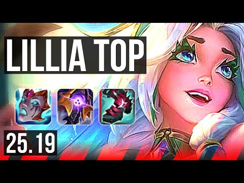 LILLIA vs VLADIMIR (TOP) | 6 solo kills, 45k DMG | EUW Master | 25.19