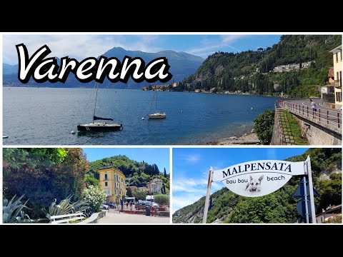 172.1) Собачий пляж. г.Варенна, озеро Комо 🇮🇹 Spiaggia per cani. Varenna, Lago di Como