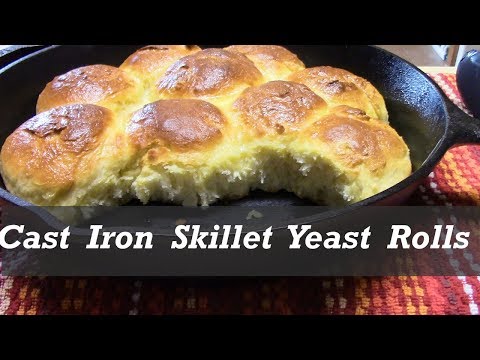 CAST IRON SKILLET YEAST ROLLS